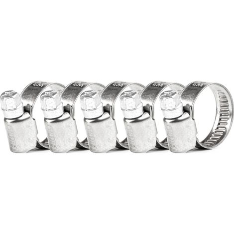 Abrazadera de tornillo sin fin, 5 unidades, 12-22 mm/9 mm W2 amio-04581 (1/3)