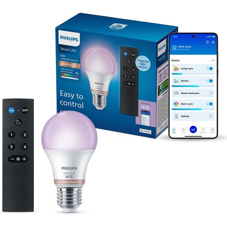 Ampoule connectée LED A60, Avec Télécommande, Pack de 1 (1/5)