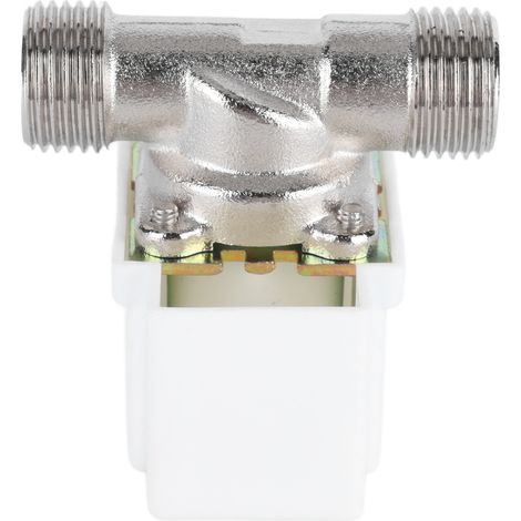 Électrovanne électrique unidirectionnelle normalement fermée, filetage externe 1/2 pouces, eau DC 24V