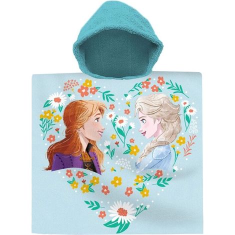 Filiyano-Poncho de plage Disney La Reine des Neiges 60x120 cm