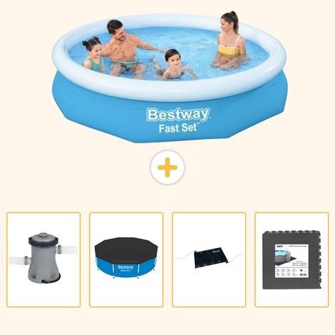 Bestway Bestway Fast Set Ronde - 305x66 cm - 5-pièces S195 (1/5)