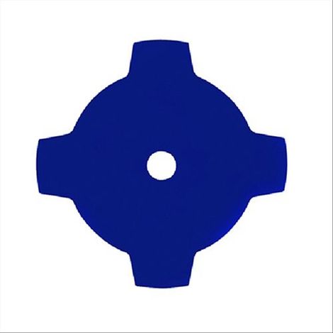 Lama decespugliatore 4 denti in acciaio SKS per taglio erba e arbusti -255 mm