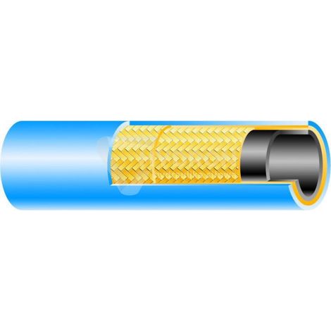 Flexible hydraulique DN08 1SN, limite de pression 135°, 215 bar (1/3)