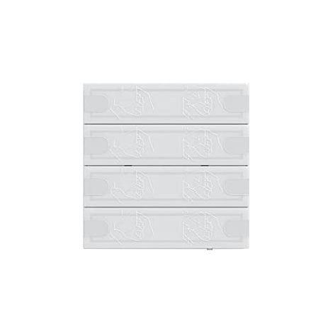 Gira KNX Tastsensor 4 Komfort bianco interruttore tattile