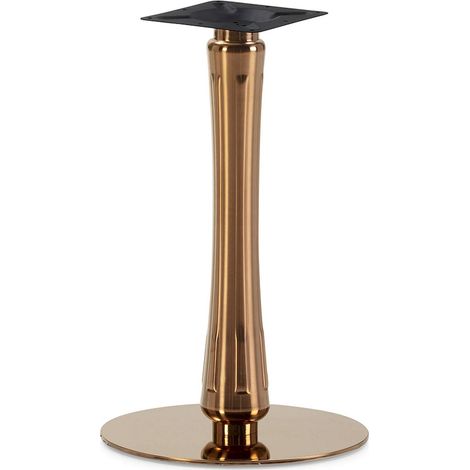 Pied de Table 45 x 45 x 72 cm Acier - OR ROSE (1/3)