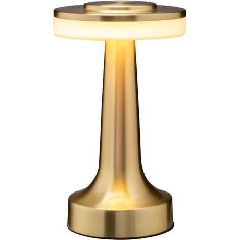 Lampe De Bureau LED - Rechargeable 1500 mAh - 3 Niveaux Luminosité Tactile - Portable Sans Fil - Pour Chevet Bureau Camping - 1 Pièce (1/5)