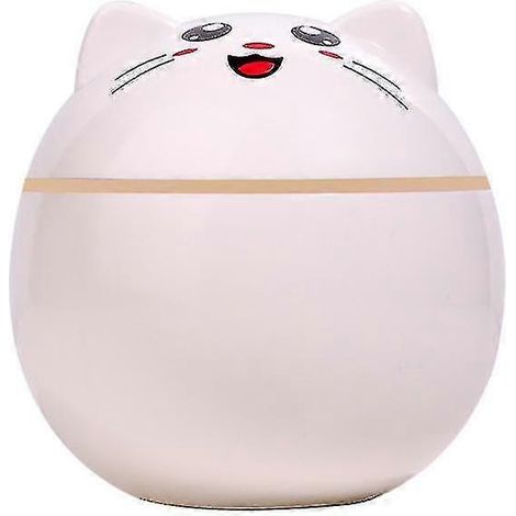 Mini humidificateur USB pour la maison, avec veilleuse colorée pour la chambre (blanc) (1/5)