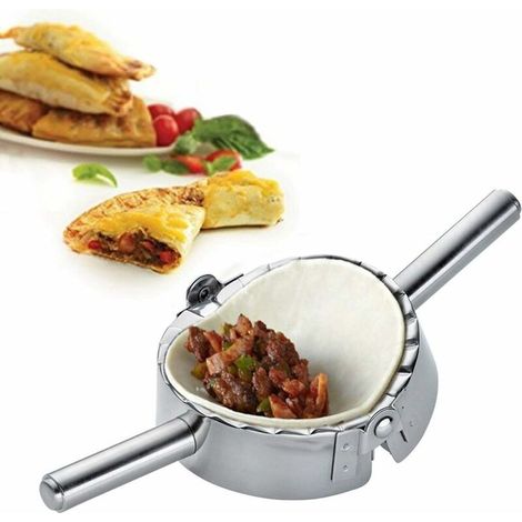 Machine à boulettes, Ravioli Maker Ustensiles pour pâtes Moule, Ensemble d’emporte-pièce à Raviolis Moules à Tarte de Raviolis Accessoires de Cuisine,12cm, (1/5)