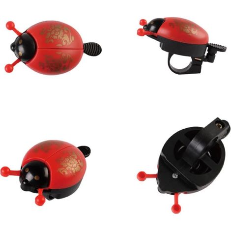 2pcs Sonnette de Vélo Cloche Mode Miniature Adorable en Laiton et Plastique Modèle Lady-bétoile (1/5)