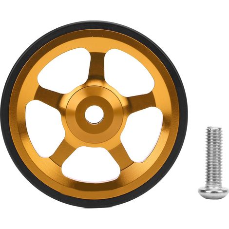 Vélo pliant Easy Wheel, fonctionnement fluide, déplacement facile, fixation sécurisée, alliage d'aluminium Easywheel doré (1/5)