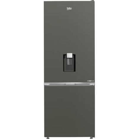 Beko – Réfrigérateur combiné 490L 70cm – Technologie HarvestFresh – Distributeur d'eau intégré – B3RCNE564HDG