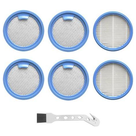 Kit de filtres ASKW5 pour aspirateurs AEG, compatible avec les aspirateurs sans fil AEG 7000 : 4 filtres pré-moteur et 2 filtres hygiéniques, filtres de rechange lavables (7 pièces). (1/5)