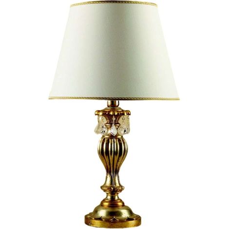Lume In Legno Classico Argento Mecca Con Paralume 1 Luce Fagiano