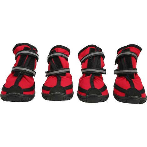 Chaussures de randonnée pour chien, semelle antidérapante robuste, été respirant, réglables, protège-pattes réfléchissants pour animaux (1/5)