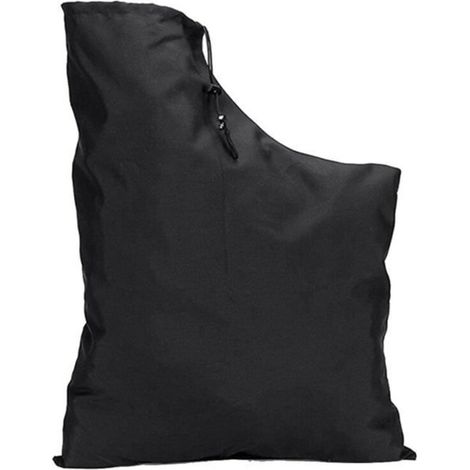 Zippered leaf collection bag, vacuum storage accessory for outdoor leaf blowers.