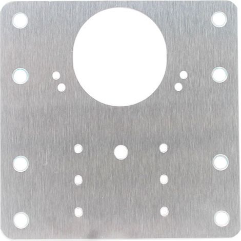 SHINING HOUSE Schrankscharnier-Reparaturhalterung, Scharnier-Reparaturplatte, Möbelscharnier-Reparaturset, 4 Stück 9 x 9 cm (1/5)