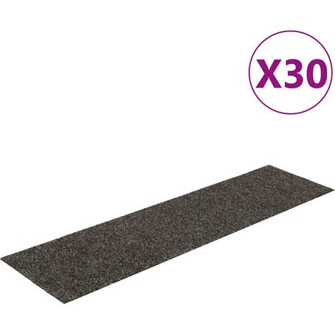Tapis d'escalier autocollants 30 pcs,Marches d'escalier 76 x 20 cm Anthracite Rectangulaire CFW913244 (1/5)