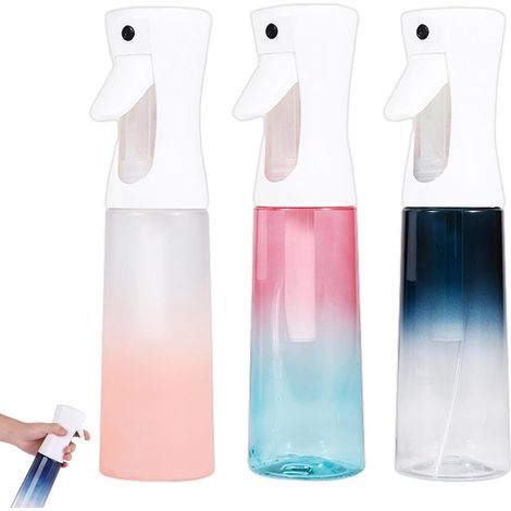3 Pieces Spray Mist Kit, 300ml Hair Spray with Fine Continuous Mist, Hair Sprayer for Hairdressing, Gardening, Flowers, Sprayers for Plants (1/5)