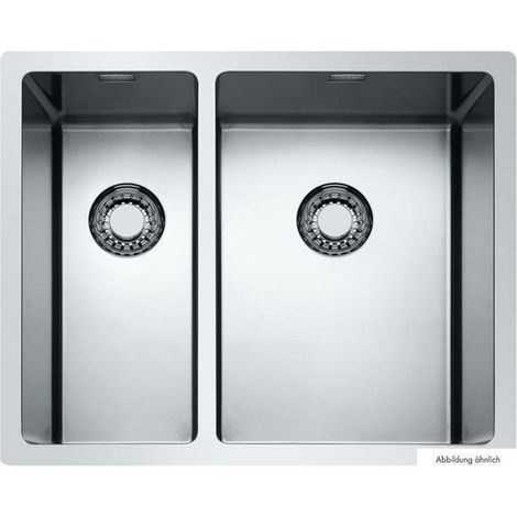 Naber Einbaubecken Corno Corno Piu PFU11 Edelstahl Becken rechts (1/3)