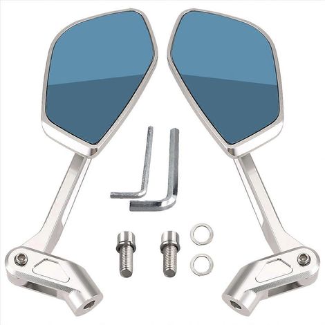 Rétroviseur réglable pour moto BMW R1300GS R1250GS argenté (1/5)