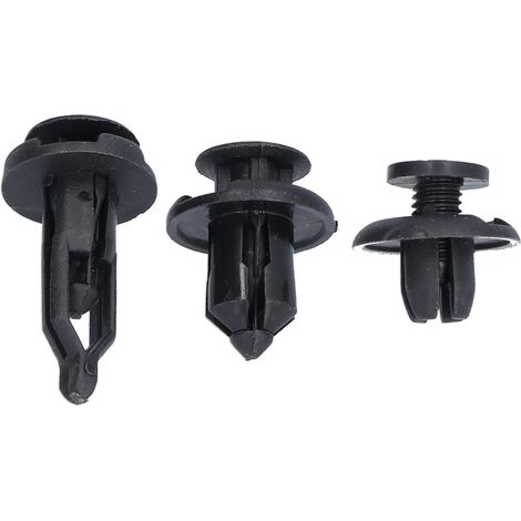 Fixation de garniture auto 40 pièces, clips de fixation en nylon, rivets de poussoir pour panneau de porte, kit d'accessoires de voiture (1/5)
