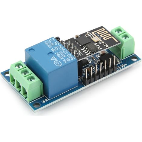 Interrupteur WiFi 1 canal 12V ESP8266, module relais sans fil pour téléphone Android, contrôle à distance via application mobile, domotique maison intelligente (1/5)