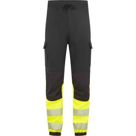 Jogging Pw3 Modaflame Hvo Classe 1 Fr - Taglia L - Nero/Giallo - Portwest