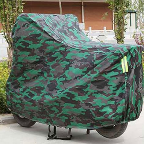 und Motorradabdeckung mit Schlossöffnung Aluminium Größe XXL