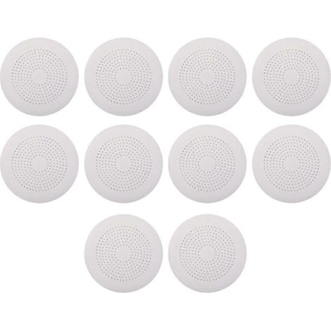 Haarfilter, Spülbecken-Abflusssieb, Abflussstopfen für Badewanne und Dusche, Abwasserfilter, Badaccessoires, weiß (1/5)