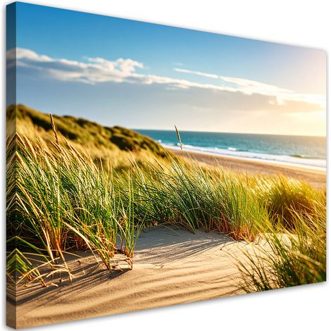 Wandbild Strand Meeresdünen Landschaft 60x40 cm (1/5)