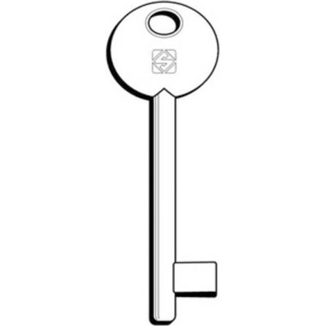 5 x SILCA 6P1MP CHIAVE PATENT PIENA OTTONATA