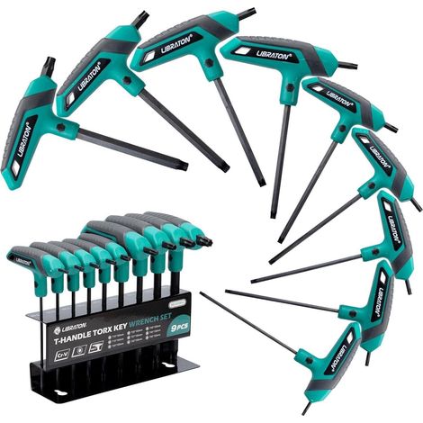 Torx Schlüsselsatz T Griff T10 T50 9teilig Auto Fahrrad 9 Stück (Torx) (1/5)