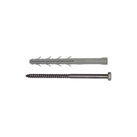 Cheville rallongée avec tirefond et rondelle SHR 14x135 SS/4B en sachet de 4 - FISCHER - 26282