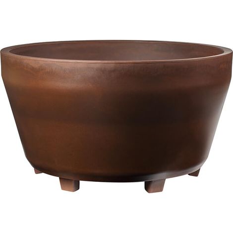 Vaso Jumbo bronzo linea rotazionale per arredo urbano - ø63 cm (1/5)