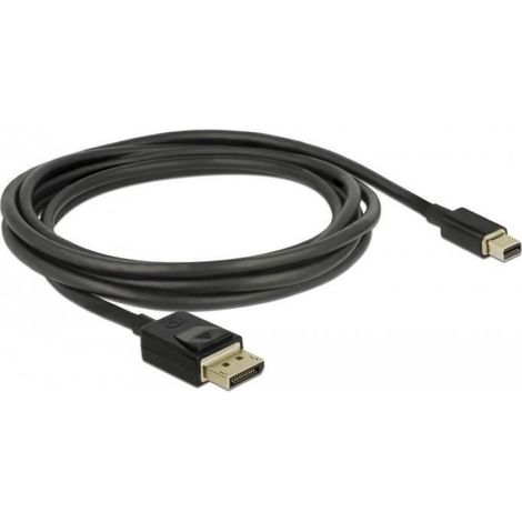 Câble DisplayPort - Mini DisplayPort Mâle Vers DisplayPort Mâle - 2 M - Version 1.4 - Résolution 8K - 1 Pièce (1/2)