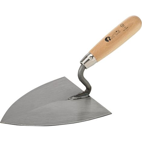 Fortis Ziegelkelle Brüssel 180mm, S-Hals, geschliffen (1/3)