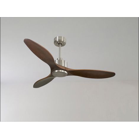 Modulo de KlassFan - Super destratificateur et ventilateur DC 166 cm Blanc pales bois noir sans Lumière  30 à 60 m² (1/5)