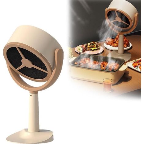 Filtre à fumée portable, hotte aspirante, purificateur de fumée, mini ventilateur de cuisine d'intérieur, hotte de cuisine d'intérieur, hotte de cuisi (1/5)