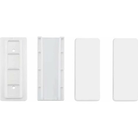 Fixation murale autocollante pour support de carte d'alimentation Support et fixation pour carport 2 ensembles (blanche) (1/5)