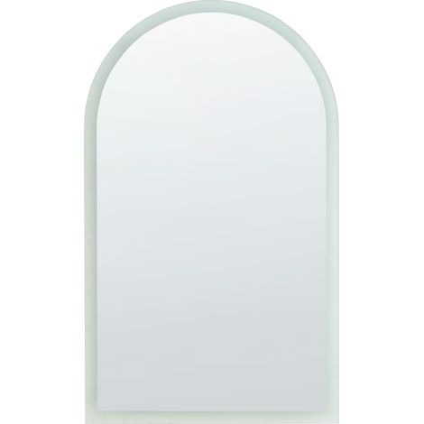 Miroir Mural Moderne Sans Contact LED Chambre Salle de Bains 100 x 60 cm Argenté Suin (1/5)
