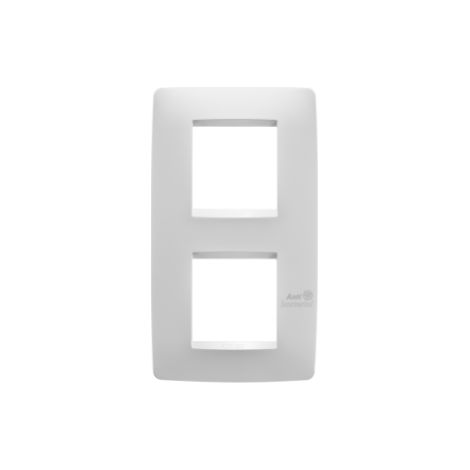 PLAQUE ONE INT.2+2P V.BLANC ANTIBACT. GEWISS GW16124AB (1/4)