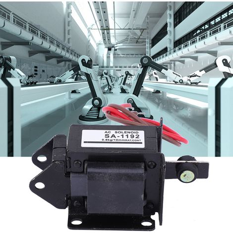 SA-1192 Wechselstrom-Elektromagnet, Zug-/Drucktyp, 220 V Wechselstrom, 7,8 N, Hub 10 mm (1/5)