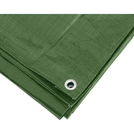 Bâche verte 6x8 mètres - 90 grammes par M2