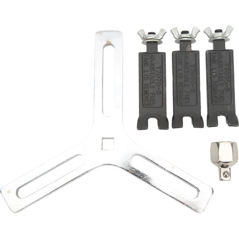 Ortviai Clé à 3 Mâchoires pour Couvercle de Réservoir à Carburant – Acier Chrome-Tungstène, Diamètre Max. 175 mm (1/5)