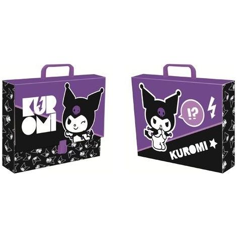 Cartella Kuromi con maniglia per disegni spessi A4 XL kurami