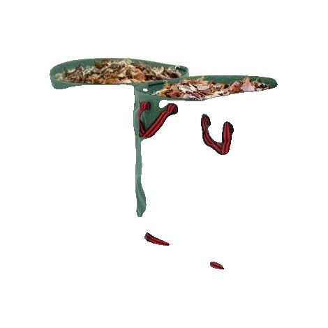 Sac à déchets de jardin, capacité 272 litres, dimensions Ø67 x 76 cm, poignées renforcées, résistant à la déchirure, déperlant (1/5)