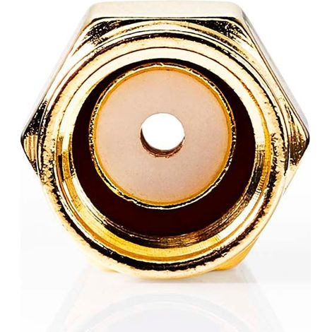 Conector SMA Recto Masculino Chapado en oro 50 ohmios Engarce Diámetro de entrada del cable: 2,55 mm Metales Oro 2 uds. Caja