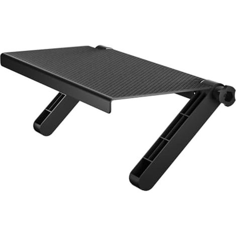 1 Étagère supérieure réglable, double structure robuste, surface antidérapante, pour salon et bureau