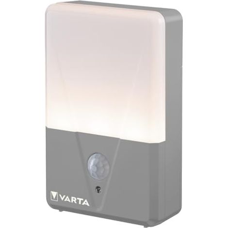 Lámpara LED VARTA con sensor de movimiento, funciona con pilas AAA, 40 lm, apta para exteriores IP44. (1/5)