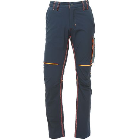 Upower WORLD pantalone da lavoro multitasca modello slim super resistente comodo DEEP BLUE taglia XL